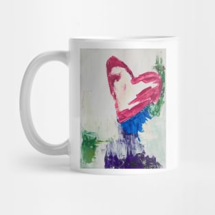 Abstract heart Mug